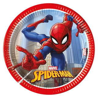 Spiderman Papperstallrikar 8-pack 23cm