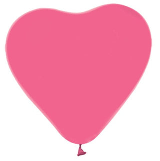 Latexballonger Hjärtan Rosa 6-pack