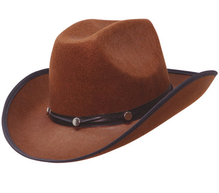 Cowboy hatt brun