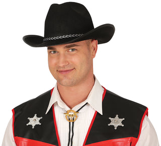 Cowboy Hatt Svart