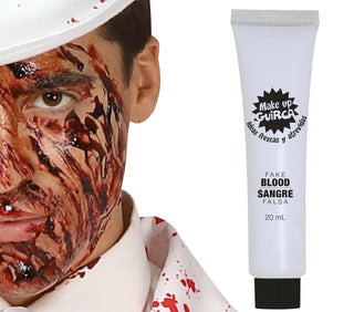 Högkvalitativ Tvättbar Fejkblod – Perfekt för Halloween och Specialeffekter!