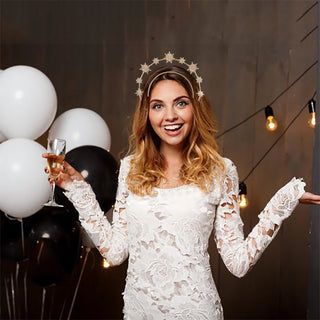 Diadem Stars with rhinestones