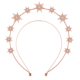 Diadem Stars with rhinestones