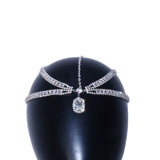 Charlston 1920s hair accessory with rhinestone diamond