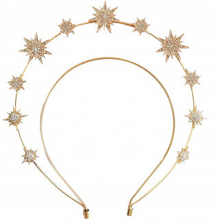 Diadem Stars with rhinestones