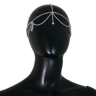 Charlston 1920s hair accessory with rhinestones