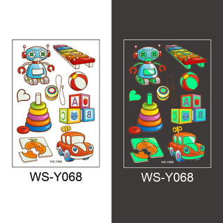 Tattoo glow in the dark for children