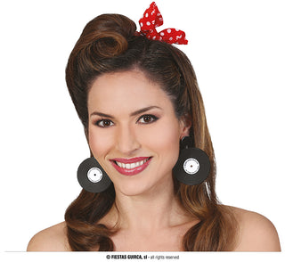 Retro Vinyl Earrings