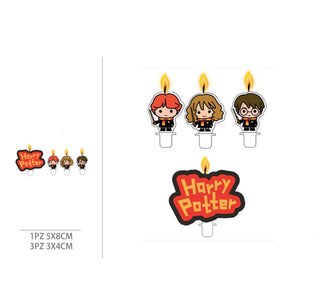 Harry Potter Cake Candle 4-pack