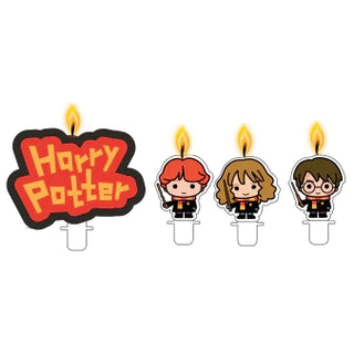 Harry Potter Cake Candle 4-pack