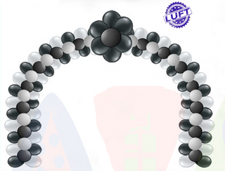 Balloon arch with cluster luxury 11"