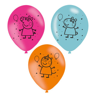 Peppa Pig latexballonger 6-pack