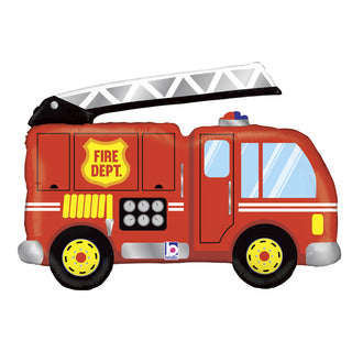 Fire engine Helium balloon 81cm
