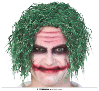 Grön Clown Joker Peruk