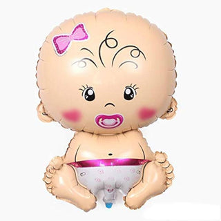 Bebis Flicka med Napp 47x71cm