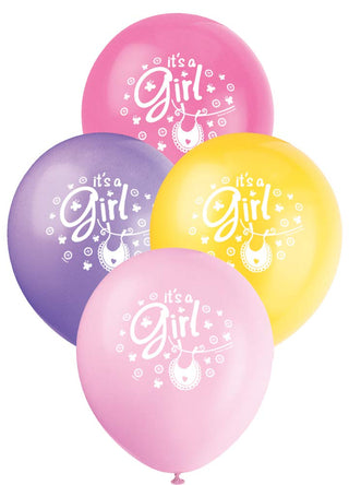 It´s a girl Latexballonger 30cm 12"