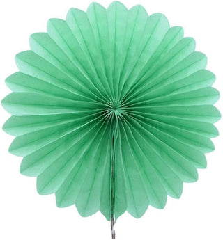 Solfjäder Dekoration 25cm Mintgrön