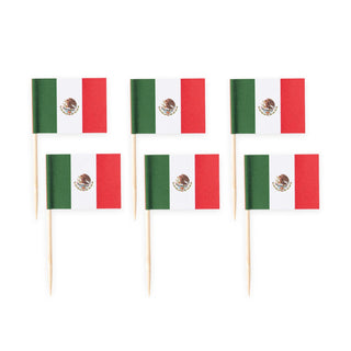 Cocktailflagga Mexico 50-pack
