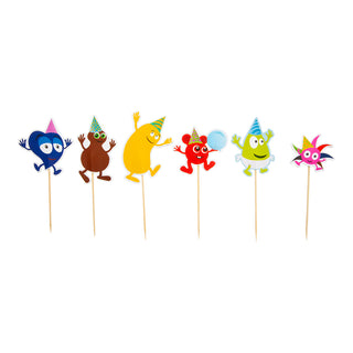 Babblerna Cake decoration 6-pack