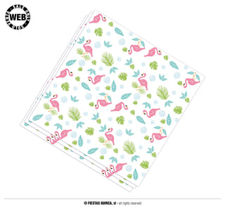 Napkins with flamingo 12-pack, 33X33cm