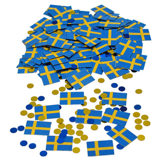 Sverigeflagga Konfetti