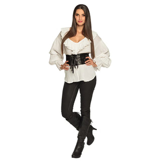 Svart Korsett L/XL Stretch