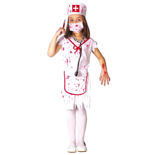 Blodig Sjuksköterska Barndräkt 5-6 år