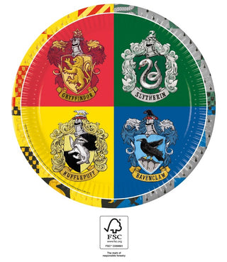 harry potter paper plates 23cm