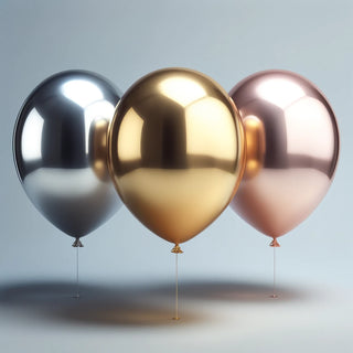 colorful chrome latex balloons 46cm - the most elegant balloons