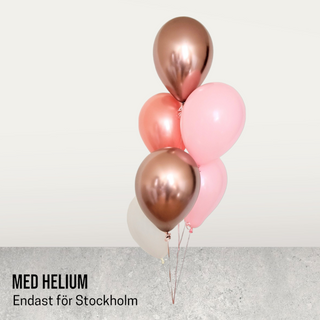Helium ballongbukett 6st