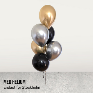 Helium balloon bouquet 6 pcs