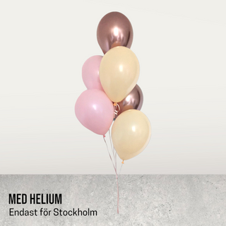 Helium ballongbukett 6st