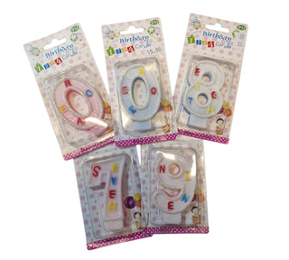 Tårtljus Siffror Osorterade