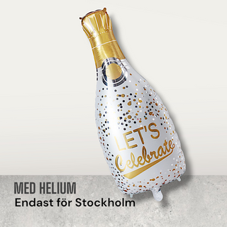 Foil balloon Champagne let's celebrate