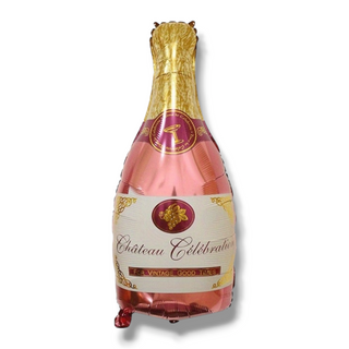 Folieballong Champagne rosa