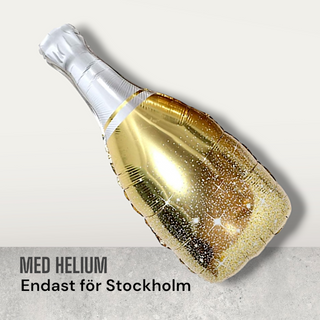 Foil balloon Champagne gold