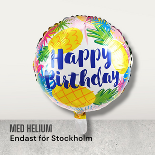 Foil balloon birthday pineapple