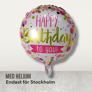 Folieballong happy birthday to you!