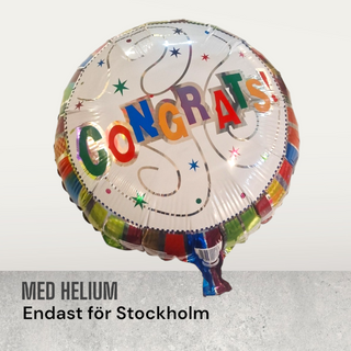Folieballong congrats