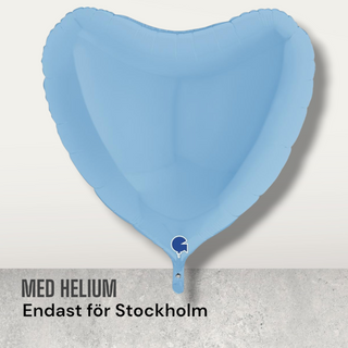 Folieballong XL hjärta 36" med helium
