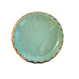 Paper plates Mint green, 10-pack 18cm