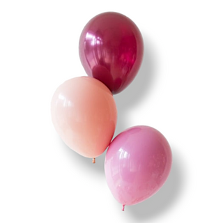 Ballongbukett trio med Helium