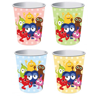 babblers paper cups 8-pack