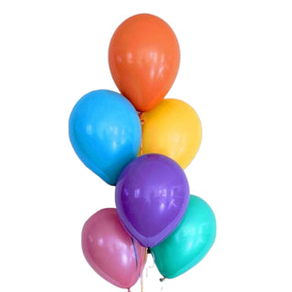 latex balloon bouquet 6 pcs rainbow