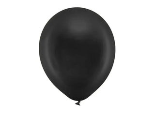 Latexballonger Mettalic Svart 30cm, 100-pack