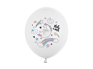make a wish unicorn balloon with helium 30cm