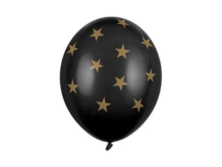 stars latex balloon with helium 30cm