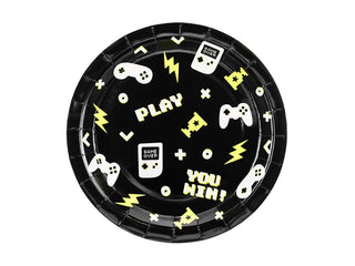 Gaming Plates 26cm, 6-pack