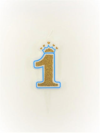Number light with Crown Blue #1