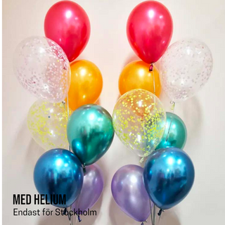 Helium ballongbukett 7st